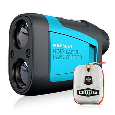 MiLESEEY Professionnel Télémètre Golf Laser 600m avec Compensation de Pente, Verrouillage du Mât, Précision ±0,5m, 6X Grossissement, Durable, Balayage de Brouillard, Chasse