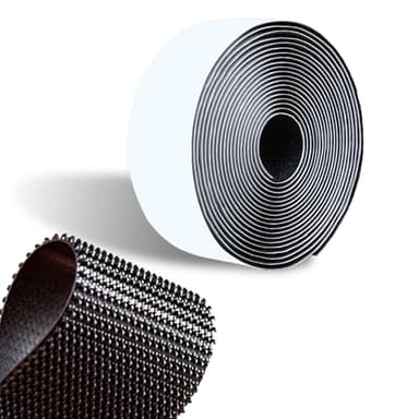 MEEYI Crochet auto-adhésif extra fort pour le bricolage et la couture - Moustiquaire - Bande Velcro uniquement - Convient pour moustiquaire (2 cm de large et 9 m de long)