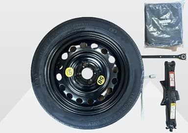 Roue de Secours Galette 16 "compatible avec Dacia Sandero, Spring, Renault Clio V, Twingo III avec cric, cle, sac.125/80r16