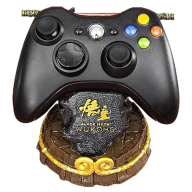 Black Myth : Wukong Manette De Jeu Support De Support Pour PS5/XSX/XB0X/NS/Switch Pro, Modèle De Malédiction De Serrage Du Cerceau Doré Ornement En Résine Modèles De Jeux Portables Ornements De Bureau