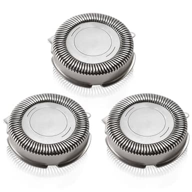 SH30/SH50 Tête de Rasoir 3 Têtes de Rasoir Rotatives Compatible Philips Série 5000/3000/2000/1000/S300/S500/S5000/XZ580, Système 360° Matériaux Haut de Gamme