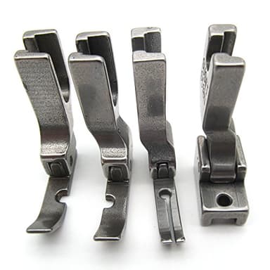 ckpsms Marque - #P36N+P36LN+P363+S518N - Lot de 4 Pieds différents pour Fermeture éclair - pour Machines à Coudre industrielles