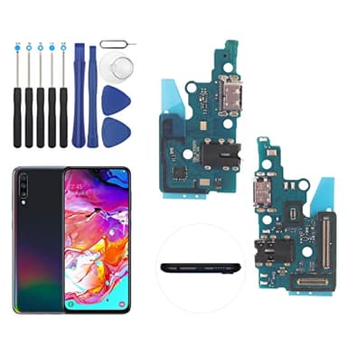 RongZy Dock Connecteur de Charge Compatible avec Samsung Galaxy A70 A705 2019 SM-A705FN SM-A705MN Câble Nappe de Rechange avec Connecteur pour Samsung Galaxy A70 Inclus Kit de Outils