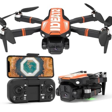 LE-IDEA GPS Drone avec Caméra 4K pour Adultes, Drones Professionnels Transmission WiFi 5G, Retour à Base GPS Intelligent, Mode 3 Vitesses, RC Quadcopter avec Moteur Sans Balais pour Débutants