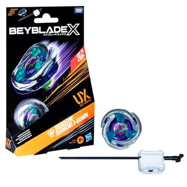 Beyblade X Starter Pack Shadow Shinobi 1-80MN UX avec toupie et Lanceur