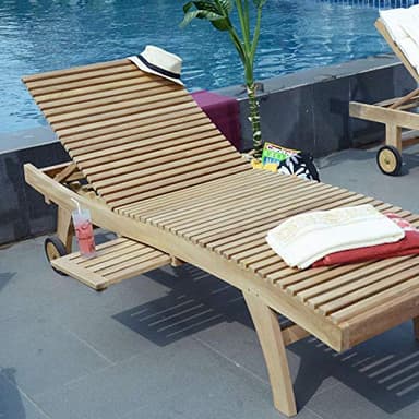 Teck'Attitude Bain de Soleil en Teck Massif Beverly