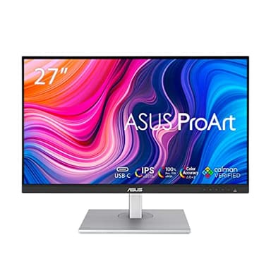 ASUS ProArt PA278CV - Ecran PC 27" - Dalle IPS - 2560x1440 - 350cd/m² - 75Hz - 2x Display Port, HDMI, 4x USB 3.1 et 1x USB-C - 100% sRGB - 100% Rec. 709 - △E< 2 - Calman Verified - Garantie 5 ans