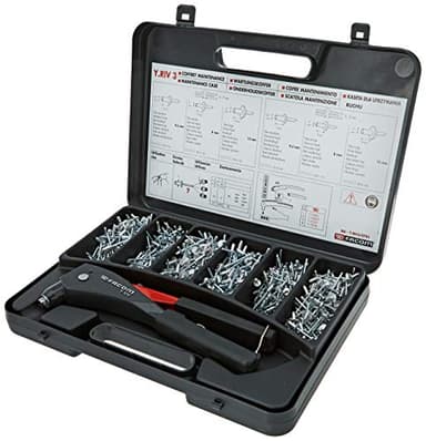 FACOM - Assortiment de Pince à Riveter et Rivets Aluminium Tête Standard et Large - Y.RIV3 - Environ 600 Rivets - Livré dans Boîte - Convient à un Usage Professionnel - Matériau Durable de Qualité