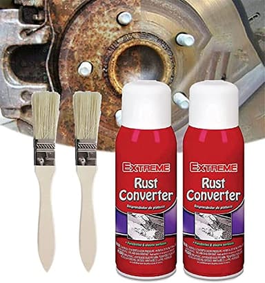Nihexo Lot de 2 convertisseurs de rouille pour châssis de voiture - 100 ml - Multifonction - Dégrippant de rouille - Dissolvant de la rouille - Pour voiture, SUV, camion