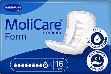 MoliCare Lot de 16 gouttes pour une incontinence la plus sévère : sécurité maximale, protection supplémentaire contre les fuites et discrétion pour les hommes et les femmes