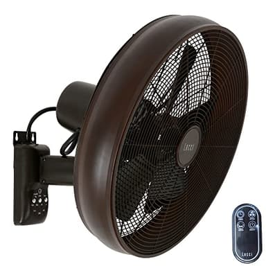 LUCCI AIR Breeze Ventilateur mural avec télécommande, Oil Rubbed Bronze