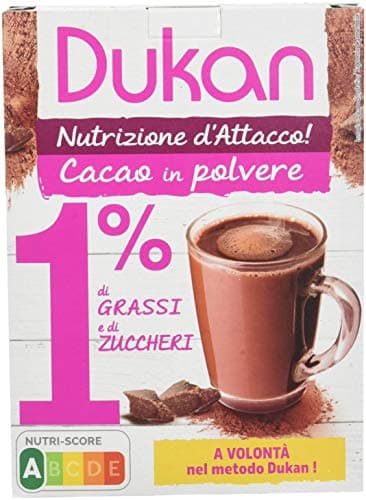 Dukan Cacao en Poudre 1% de Matières Grasses/Sucres 200 g