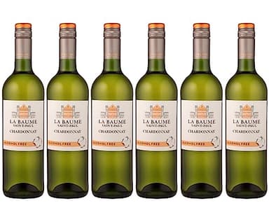 La Baume St Paul - Vin blanc désalcoolisé, Chardonnay - Sans alcool (6 x 0,75L)