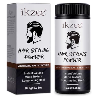 Poudre Coiffante, Poudre Texturisante Cheveux, Poudre Texture Cheveux Homme, Fijación Duradera, Acabado Mate para Todo Tipo de Cabello, 10g