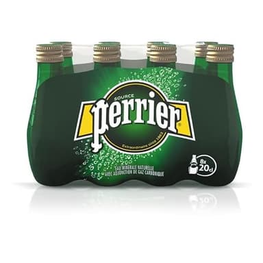 PERRIER - Eau Minérale Naturelle Gazeuse 8X20Cl - Prix de l'Unité