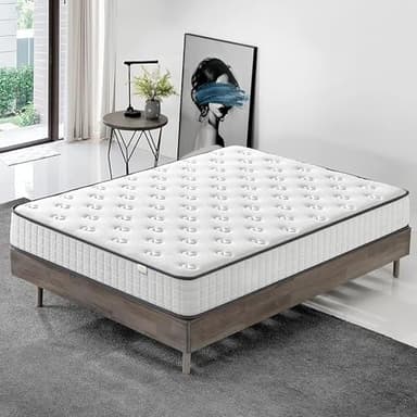 DEWINNER Matelas 180x200,Mousse 22 cm et Mousse A Mémoire Matelas,Parfait Soutien Haute Resilience Ultra Respirante,réversible à Deux Faces entièrement utilisables