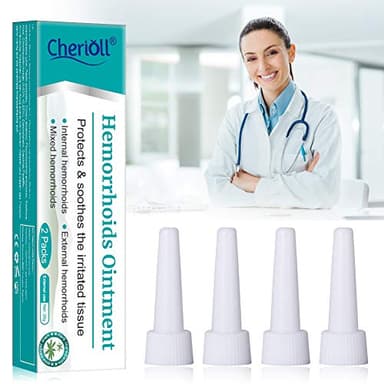 Hémorroïdes Cream, 2 Pcs, Gel Pour et Fissures, Tube Auxiliaire x4