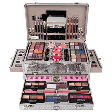 JasCherry Set de Maquillage Cadeau Coffret Complète Ensemble de Beauté Cosmétique Kit Boite Compris fard à Paupières Palette, Fard à joues et Brillant à lèvres pour Yeuxe, Lèvres Sourcil e Visage #1