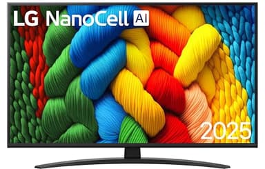 TV NanoCell LG 43NANO81A6A 108 cm 4K UHD 2025