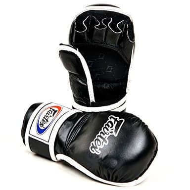 FGV15 Fairtex FGV15 Gants de boxe MMA (Noir, XL)