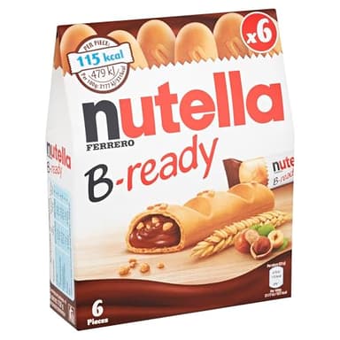 Nutella B-Ready Biscuits, Pack de 6