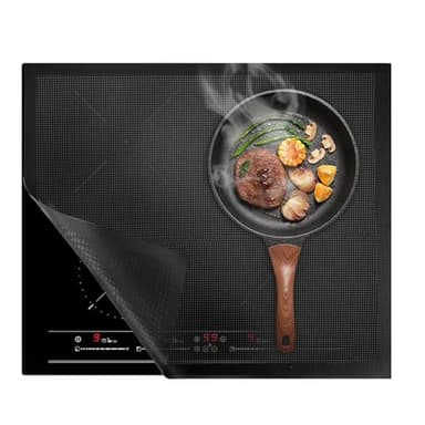 60x52cm Protection Plaque Induction Protection Plaque de Cuisson Magnétique Tapis de Protection Plaque Induction Protege Plaque Induction Tapis Plaque Induction Silicone Anti Rayures Non Slip