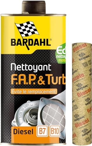 Nettoyant FAP et Turbo BARDAHL 1L | Décrasse les Filtres à Particules et Booste la Puissance