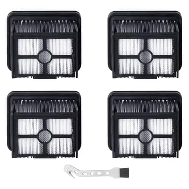 Jegehoyo Lot de 4 filtres HEPA pour Dreame H12 Pro/H12 Pro FlexReach/H12 Dual/H12 Pro Ultra/H13 Pro/H15 Pro/H15 Pro Heat/H15 Mix/Mova M10 Aspirateur Eau et poussière
