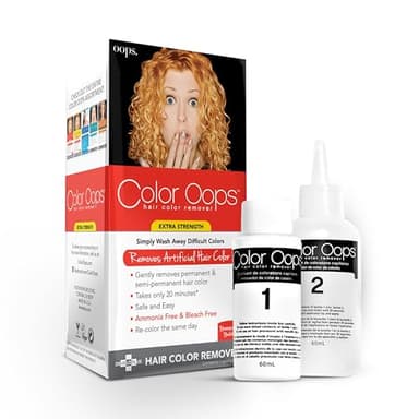 Color Oops Hair Color Remover Extra Strength 1 Application by DeveloPlus, Inc. [Beauty] (English Manual)