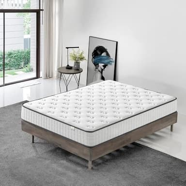 DEWINNER Matelas 160x200,Mousse 22 cm et Mousse A Mémoire Matelas,Parfait Soutien Haute Resilience Ultra Respirante,Matelas réversible à Deux Faces entièrement utilisables