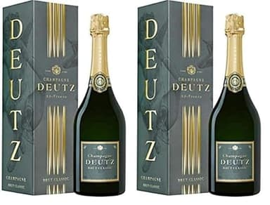 DEUTZ Champagne Brut Classic 750 ml (Lot de 2)