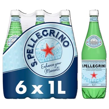 S.Pellegrino Eau Minérale Naturelle 6 x 1 L