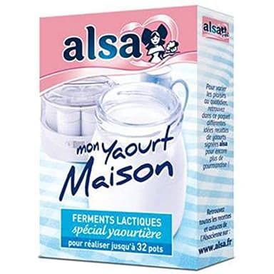 Alsa - yaourtière - Mon Yaourt Maison - ferments lactiques spécial yaourtière