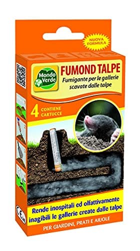 MondoVerde Lot de 4 fumigenes anti taupes
