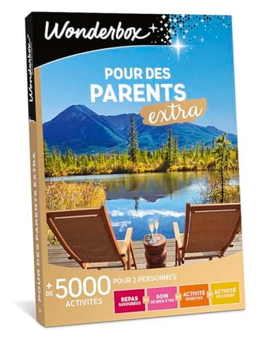 Wonderbox - pour des Parents Extra - Coffret Cadeau - Idée Cadeau Multi Activités