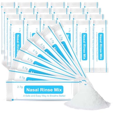 AVIDA ZEN Sel Nasal - Lavage Nez Adultes - Sachets de 2.7g de Sel pour Rinçage Nasal - LOT de 120 sachets - Idéal pour Kit d'Irrigation Nasale Pour Adultes et Enfants
