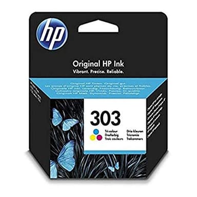 Cartouche HP 303 Couleur Originale T6N01AE pour HP Envy Photo 6220 6230 7130 7830 165 Pages