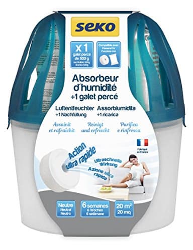 Seko Absorbeur d'humidité Jungle Medium + 1 galet percé 500g neutre