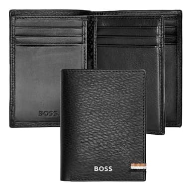 Hugo Boss Iconic Trifold Card Case Black