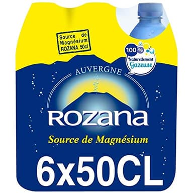ROZANA|Eau Minerale Naturellement Gazeuse 6X50Cl|(Lot De 1)|Best Deal