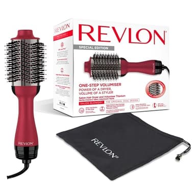 REVLON Salon One-Step Sèche-cheveux volumisant Titane, RVDR5279UKE - Avec adaptateur prise double UK/UE