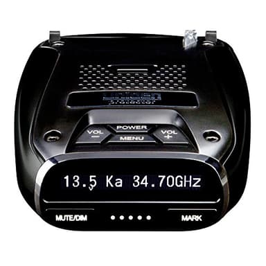 Uniden DFR7 Détecteur Laser/Radar à Large Bande très Longue portée, GPS intégré avec mémoire silencieuse, alertes vocales, lumière Rouge et Radar, écran OLED, Noir