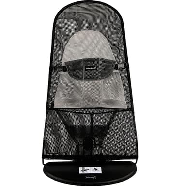 GalPat Baby - Housse de hamac Respirante Compatible avec BabyBjorn et GalPat Baby - Siège pour transat de bébé Respirant - Noir (Housse)