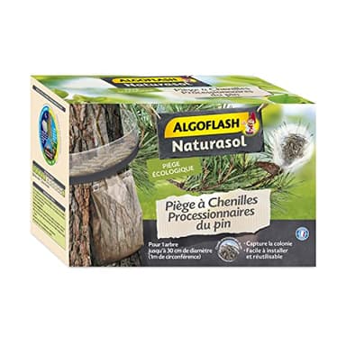ALGOFLASH NATURASOL Piège à Chenilles Processionnaires du Pin, Fabriqué en France, Kit complet, 1 Piège, BIOPIPIN2N