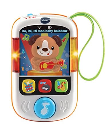 VTech- Do, Ré, Mi Mon Baby Baladeur, 80-508405 - Version FR
