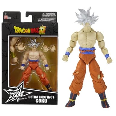 BANDAI - Dragon Ball Super - Figurine Dragon Stars 17 cm - Goku Ultra Instinct - Licence Officielle Dragon Ball - Figurine articulée Goku - Jouet Enfant 4 Ans et + - 35994J