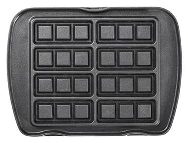 LAGRANGE Jeu de plaques Mini-gaufres, compatible avec tous les gaufriers "Premium", Plaques en fonte d'aluminium, Revêtement antiadhésif double couche, 010622, Noir