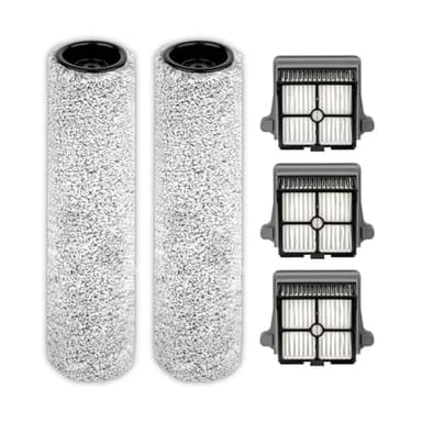 【Version 2, Amovible】(5 Pièces) Brosses Rotatives S7 Pro Et Filtres HEPA Compatibles Avec Les Aspirateurs Eau Et Poussière Tineco Floor One S7 Pro Et Floor One S6 (Sans Manche)