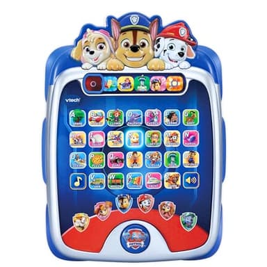 VTech - Ma Lumi-Tablette Éducative Pat' Patrouille - Tablette Interactive Enfant avec 5 Jeux Paw Patrol - Jeu pour Apprendre Les Lettres - Cadeau Enfant de 3 Ans à 7 Ans - Contenu en Français