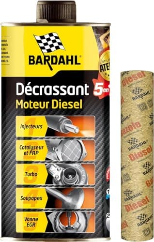 Décrassant moteur diesel 5 en 1 Bardahl 1L